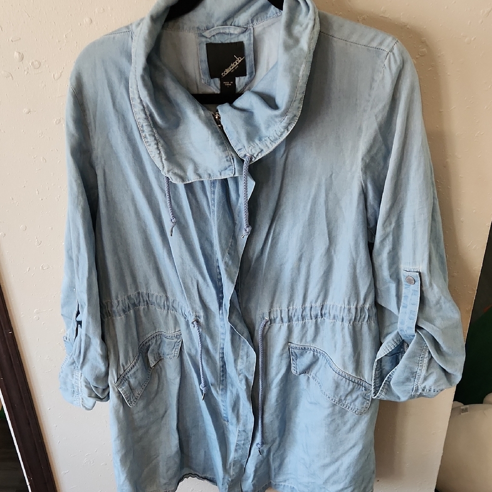 CollectionB New York Light Blue Utility Jacket